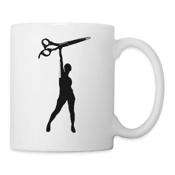 FriseurIn - Tasse - Weiß - Rechts
