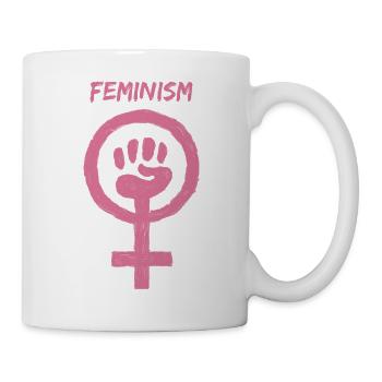 FEMINISM IN OIL - Mug - white - Right
