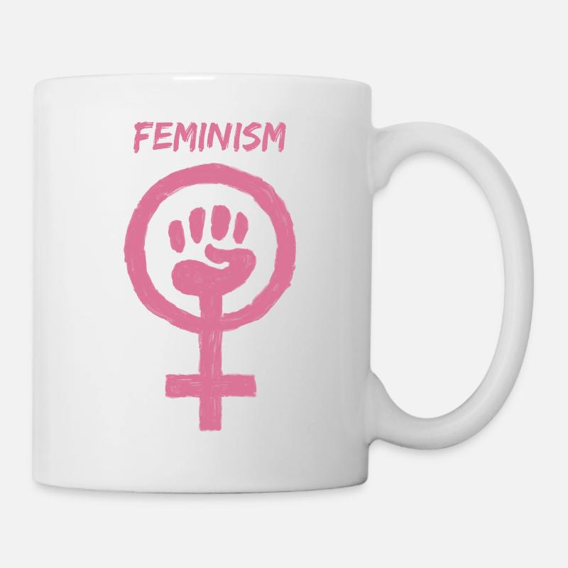 FÉMINISME DANS LE PÉTROLE - Mug blanc - blanc
