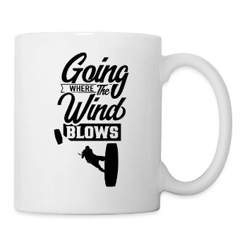 Kitesurfen Kitesurfing Kite Kitesurfer Kitesurf - Mug blanc - blanc - Droite