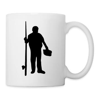 Pêche pêche pêche - Mug blanc - blanc - Droite