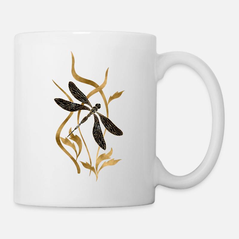 Libellule - Mug blanc - blanc
