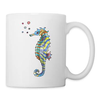 hippocampe - Mug blanc - blanc - Droite