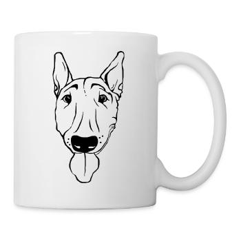 Bullterrier - Mug blanc - blanc - Droite