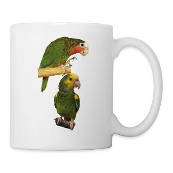 Amazon parrots - Mug - white - Right
