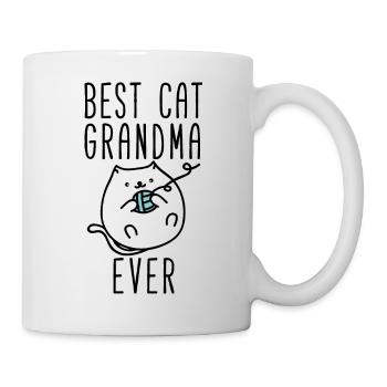 La meilleure grand-mère de chat de tous les temps - Mug blanc - blanc - Droite