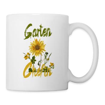 Garten Chefin Gärtnerin Ruhestand Rente - Tasse - Weiß - Rechts