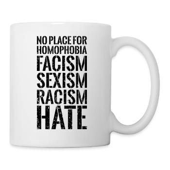 No place for homophobia cadeau droits de l’homme - Mug blanc - blanc - Droite