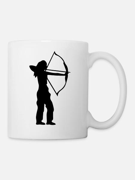Archer à l’arc Tir à l’arc Archers - Mug blanc - blanc