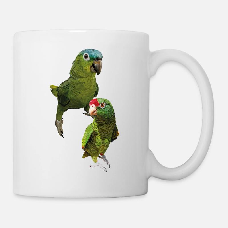 Papageien aus dem Amazonas - Tasse - Weiß