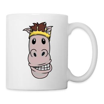 King Horse Pony Crown Royal King Fantasy Xmas - Mug - white - Right