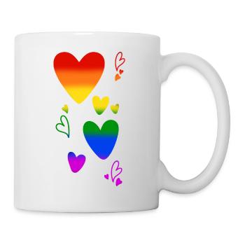 Love is Love LGBTQ Pride Love Pride Heart - Mug - white - Right