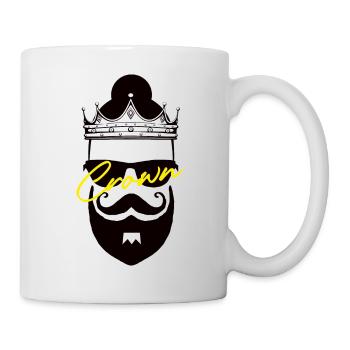 Krone - Tasse - Weiß - Rechts