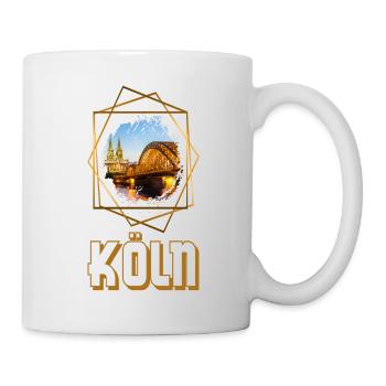 Cologne Cologne Cathedral Germany City Skyline Home - Mug - white - Right