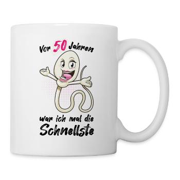 50 Geburtstag Frauen 1971 Jahrgang 50. Jubiläum - Tasse - Weiß - Rechts