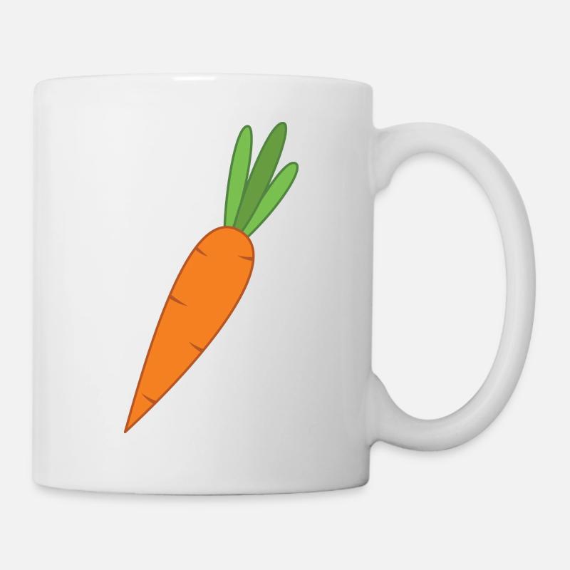 Möhre - Tasse - Weiß