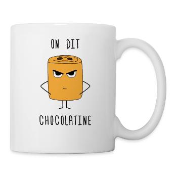 On dit chocolatine - Mug blanc - blanc - Droite