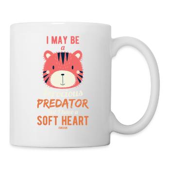 ein niedlicher Tiger - Tasse - Weiß - Rechts