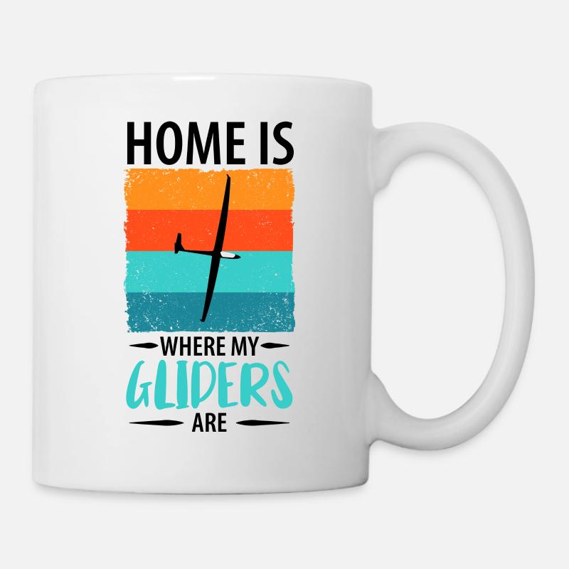 Glider Gliding Gliding Glider Flying - Mug - white