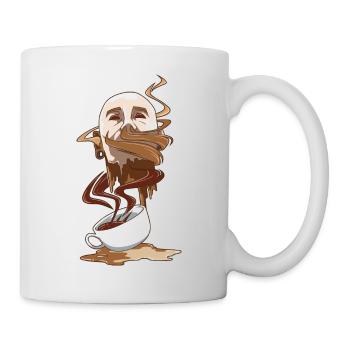 Street art coffee for a street art fans - Mug - white - Right