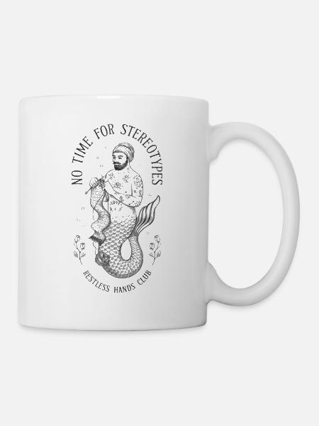 No Time for Stereotypes - Tasse - Weiß