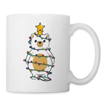 Polar Bear Christmas Tree - Mug - white - Right