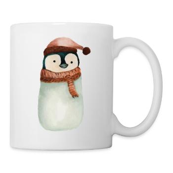 Pingouin - Mug blanc - blanc - Droite