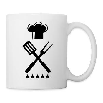 Cook cutlery 5 stars - Mug - white - Right