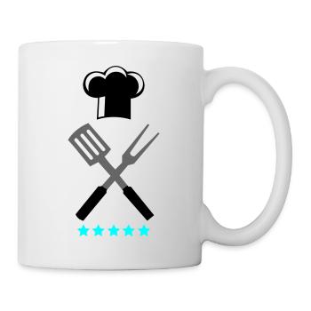 cook cutlery 5 stars - Mug - white - Right