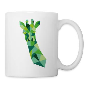 GIRAFFE GRÜN - Tasse - Weiß - Rechts