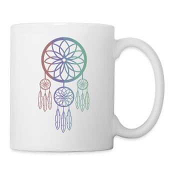 Attrape-rêves Multicolore - Mug blanc - blanc - Droite