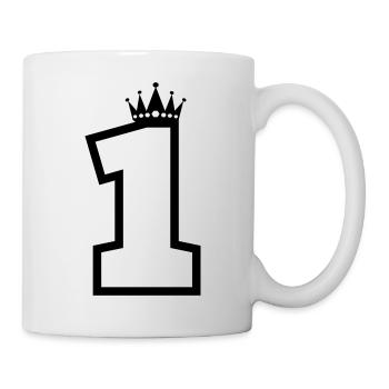 1 Krone - Tasse - Weiß - Rechts