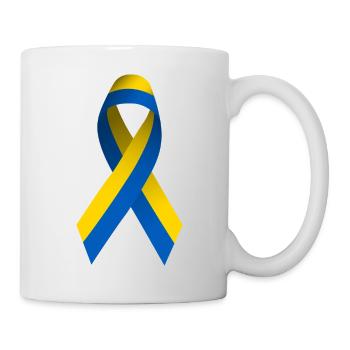 Paix pour l’Ukraine - Mug blanc - blanc - Droite