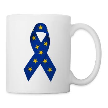 Bow Europe Flag Design Gift - Mug - white - Right