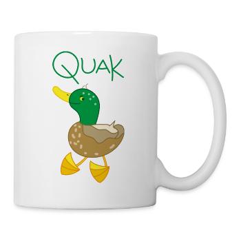 Funny duck - Mug - white - Right