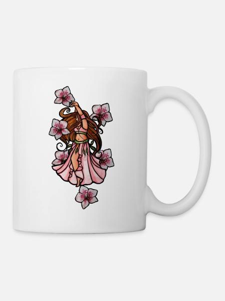 Belly Dance Orchids - Mug - white