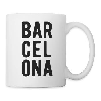 Barcelona Barcelonian Barcelon Barna Saying - Mug - white - Right