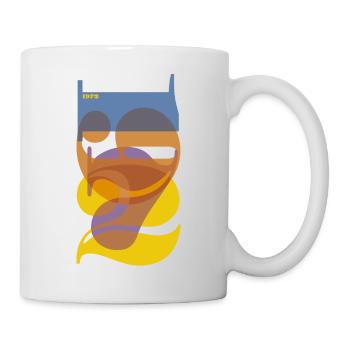 1972 Typographie Art - Mug blanc - blanc - Droite