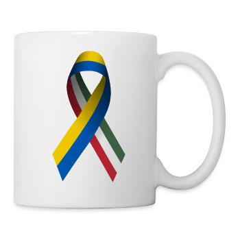 Hungary for peace in Ukraine - Mug - white - Right