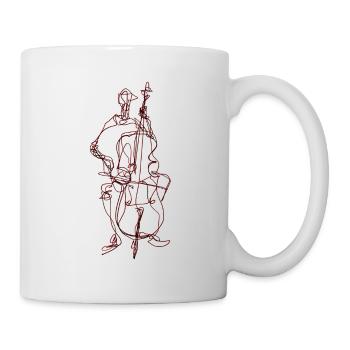 Violoncello02 - Tasse - Weiß - Rechts
