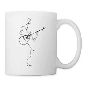 Gitarrist - Tasse - Weiß - Rechts