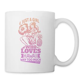 Hawaii Urlaub Aloha Sommer Hawaiian Geschenk - Tasse - Weiß - Rechts