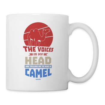 The Voices In My Head Are Telling Me To Hug A Came - Mug - white - Right
