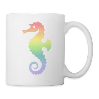Seepferdchen - Tasse - Weiß - Rechts
