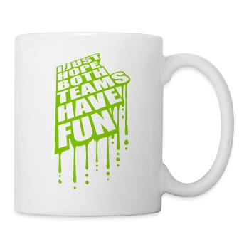 Both Teams Have Fun - Tasse - Weiß - Rechts