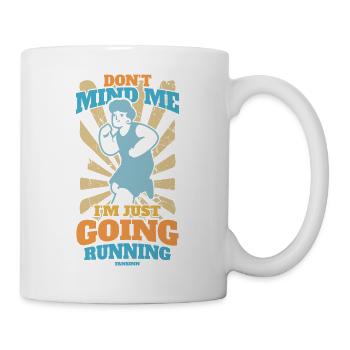 Running Jogging Sport Race Training Gift - Mug - white - Right