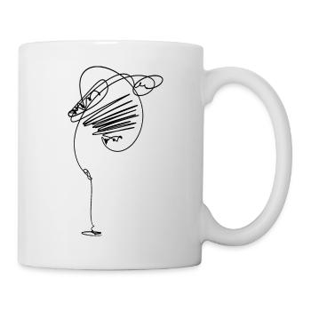 Akkordeon - Tasse - Weiß - Rechts
