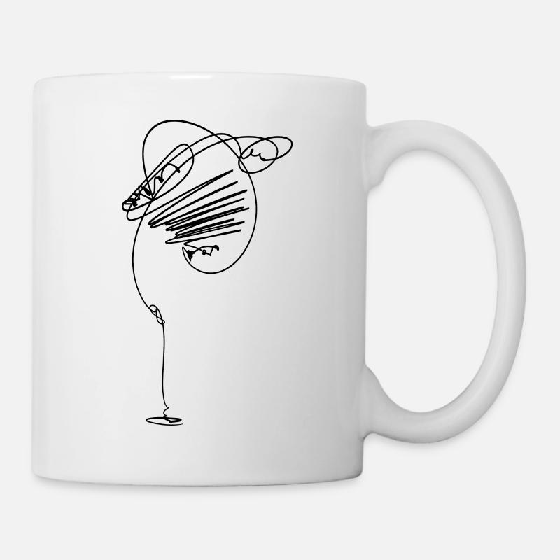 Accordéon - Mug blanc - blanc