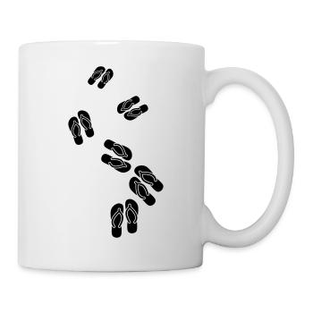 Flip-flops icon - Mug - white - Right
