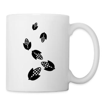 Symbole du maïs - Mug blanc - blanc - Droite
